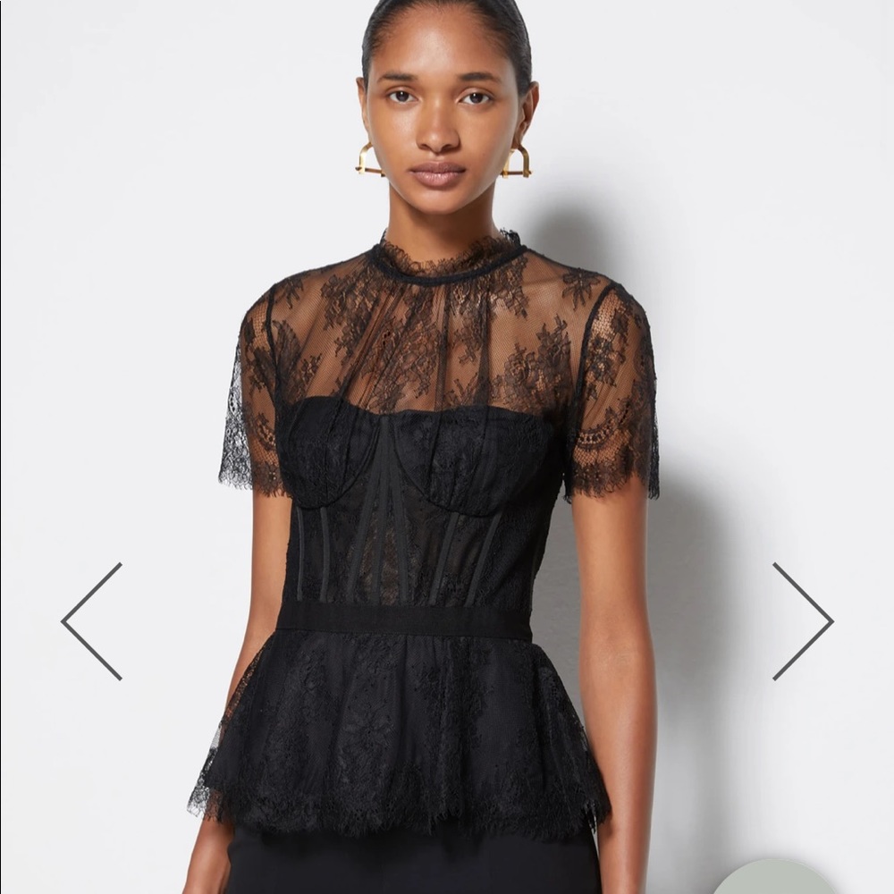 Lace corset top